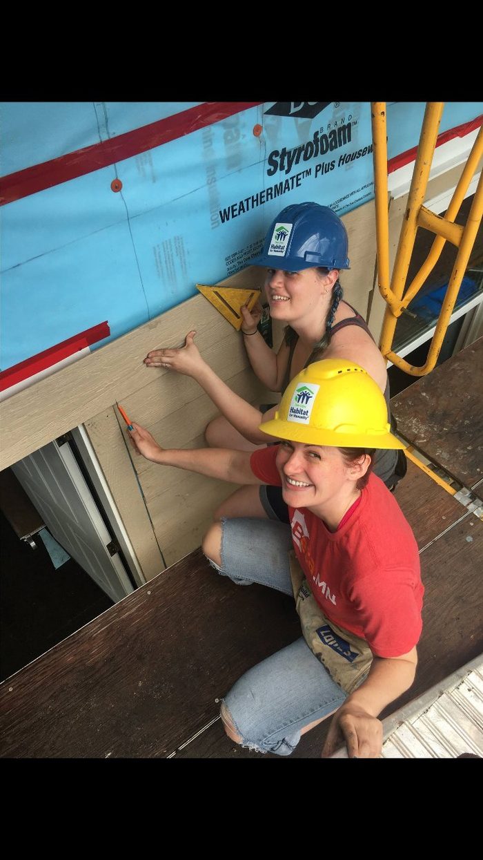 Habitat for Humanity volunteering