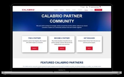 Calabrio Partner Community page